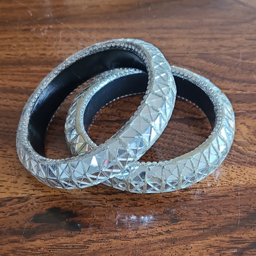 Aldo Silver Intricate Patterned Bracelets